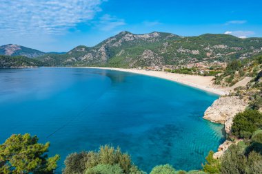Oludeniz, Türkiye'de Blue Lagoon plajı
