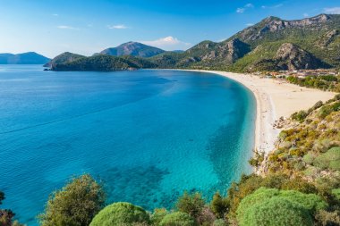 Oludeniz, Türkiye'de Blue Lagoon plajı