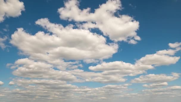 雲と空の雲景の時間が経過 — ストック動画