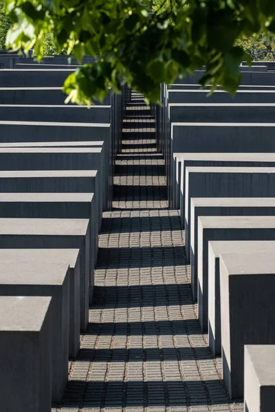 Monumento al Holocausto Berlín Alemania Monumento a los judíos asesinados de Europa — Foto de Stock