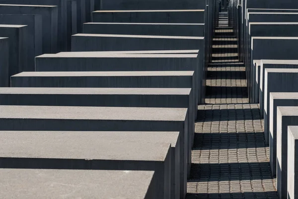 Holocaust Memorial Berlijn Duitsland gedenkteken voor de vermoorde Joden van Europa — Stockfoto