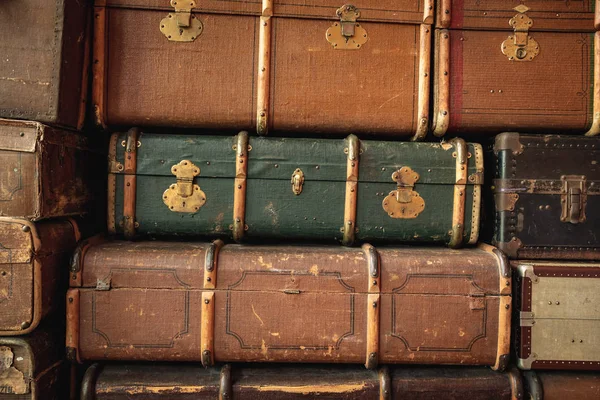 Retro bagagli borsa sfondo — Foto Stock