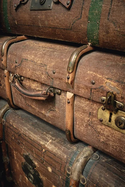 Retro Gepäcktasche Hintergrund — Stockfoto