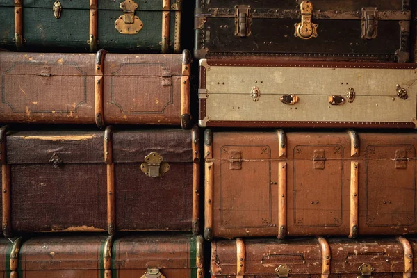 Retro luggages bag background — Stock Photo, Image