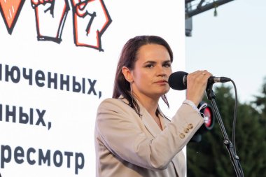 Svetlana Tikhanovskaya, Beyaz Rusya 'da yapılacak cumhurbaşkanlığı seçimleri adayı