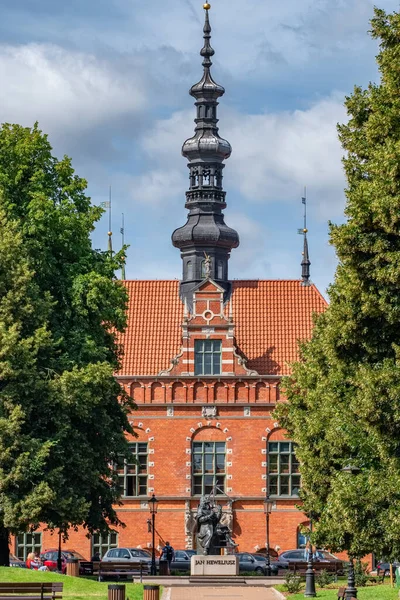 Historic architecture of Gdansk old town, Poland — Stock Photo, Image