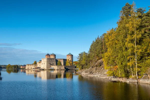 Château médiéval d'Olavinlinna à Savonlinna, Finlande — Photo