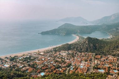 Oludeniz göl plajı yaz manzarası, Türkiye