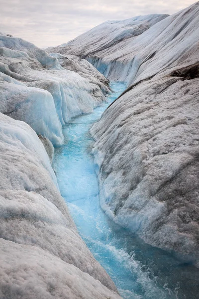 Grönlandgletscher schmilzt. — Stockfoto