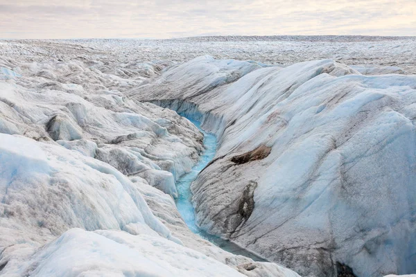 Greenland glacier melting. — Stock Photo, Image