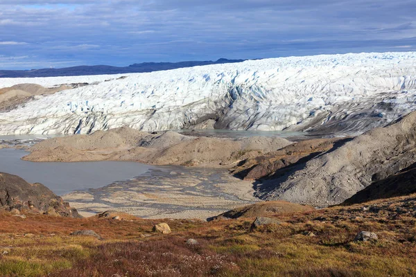 Uitzicht op de gletsjer. Groenland. — Stockfoto