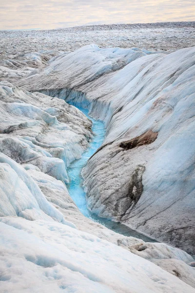 Grönlandi gleccser olvadása. Jogdíjmentes Stock Képek