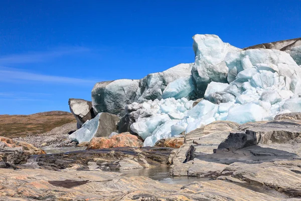 Grönland buz tabakası — Stok fotoğraf