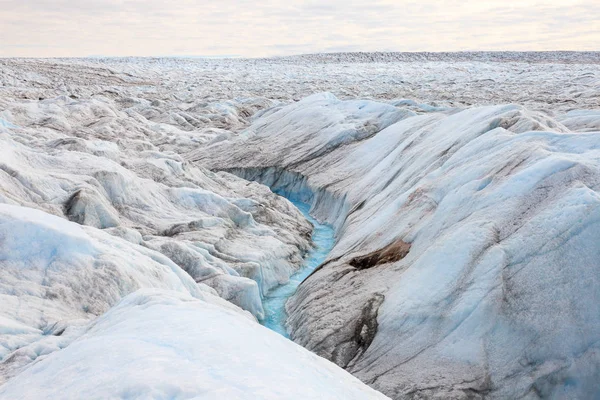 Greenland glacier melting — Stock Photo, Image