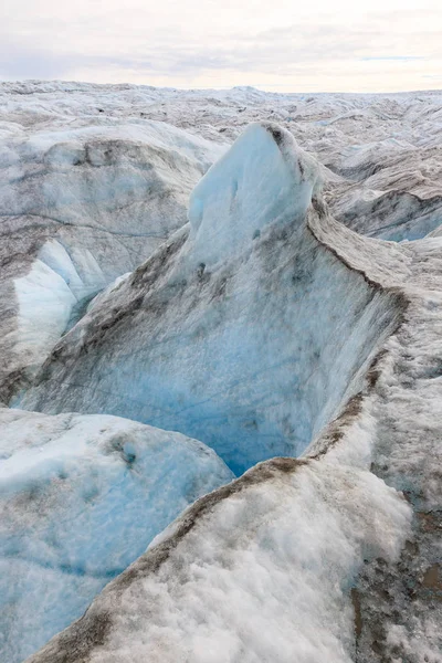 格陵兰冰盖 — 图库照片
