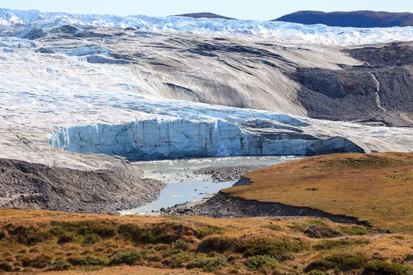Grönlands glaciär smältning — Stockfoto