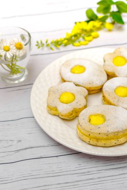 Narenciye kremaile yumurta gibi Paskalya bisküvi