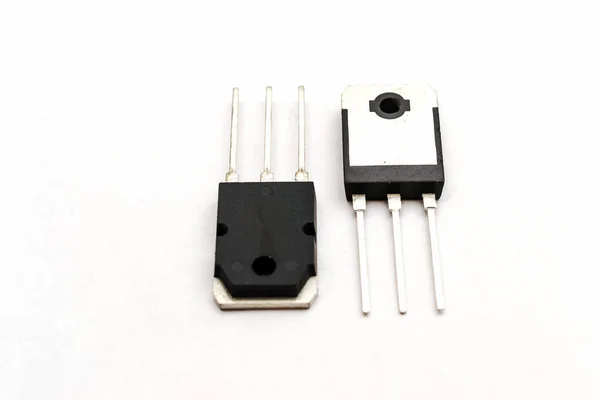 Power transistor - package TO-3P Stock Image