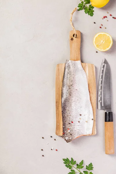 Delicious fresh salmon filet — Stock Image Delicious fresh salmon filet Stock Photo