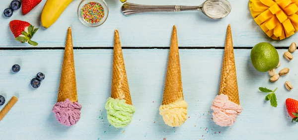 Variedade de sorvete — Fotografia de Stock