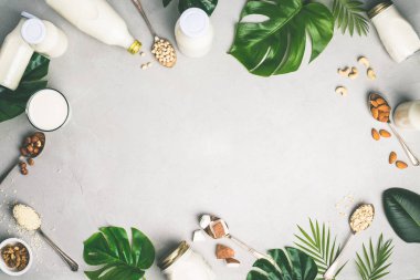 Süt süt yerine içecekler ve malzemeler