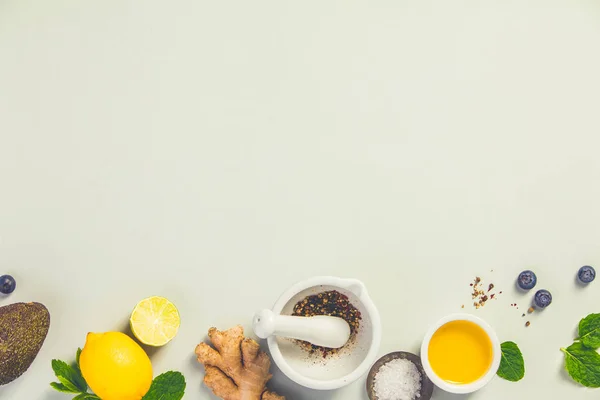 Concetto di cucina sana — Foto Stock