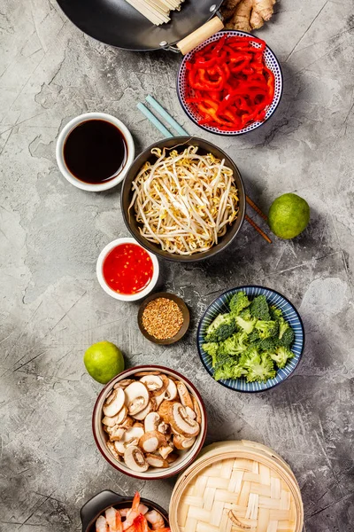 Ingrédients de cuisine asiatique — Photo