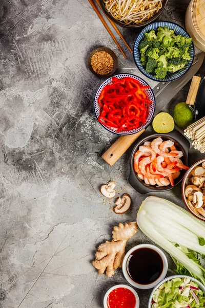 Cozinha asiática ingredientes — Fotografia de Stock