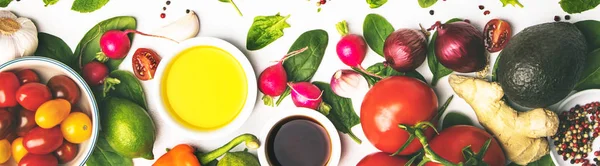 Fondo de verduras frescas — Foto de Stock