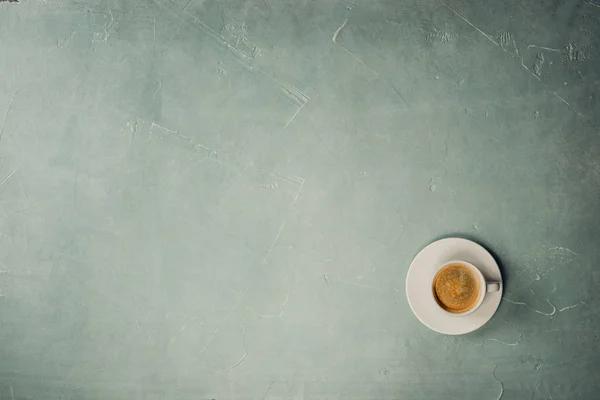 Kopje Koffie Rustieke Achtergrond Met Ruimte Voor Tekst — Stockfoto