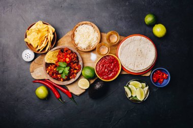 Meksika yemeği, düz kavramı yatıyordu
