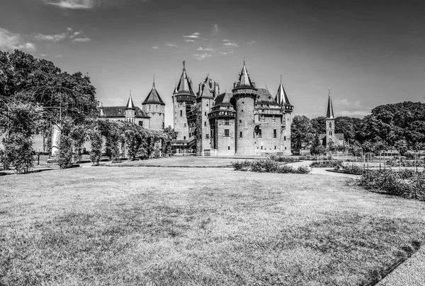 Algemeen Beeld Van Het Kasteel Haar Het Grootste Kasteel Nederland — Stockfoto