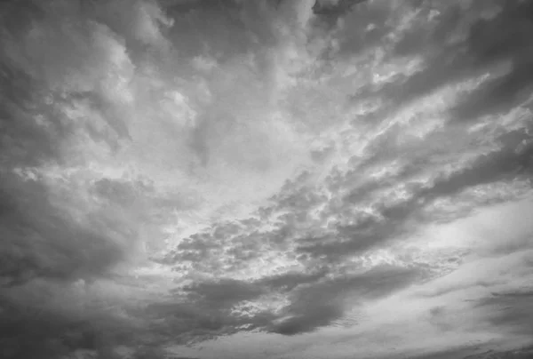 Twilight Sky Black White Photo — Stock Photo, Image