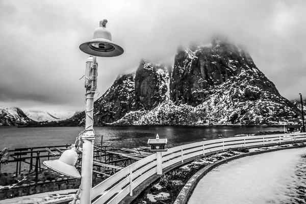 Luoghi Interesse Delle Isole Lofoten Bellissimo Paesaggio Norvegese — Foto Stock