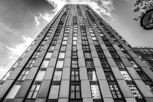 Rotterdam Nederland Mei 2017 Moderne Gebouwen Architectuur Van Stad Zwart — Stockfoto