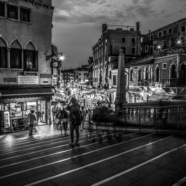 Venice Itália Agosto 2016 Monumentos Arquitetônicos Famosos Ruas Antigas Fachadas — Fotografia de Stock