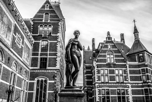 Amsterdam Países Bajos Enero 2017 Rijksmuseum Museo Nacional Dedicado Las — Foto de Stock