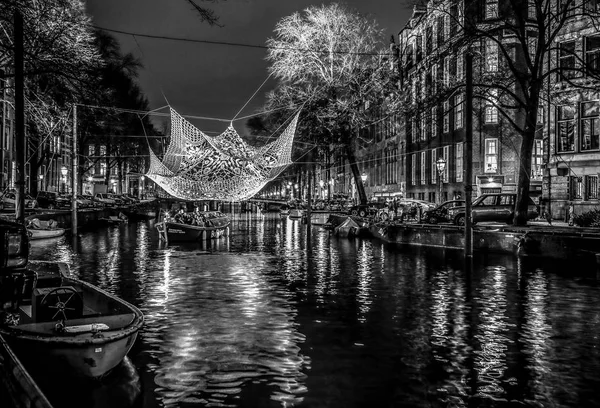 Amsterdam Pays Bas Janvier 2017 Les Bateaux Croisière Précipitent Dans — Photo