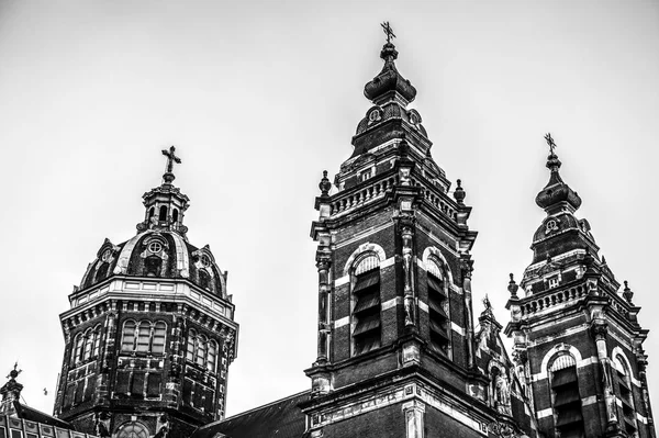 Amsterdão Países Baixos Janeiro 2017 Vista Geral Paisagem Igreja Holandesa — Fotografia de Stock