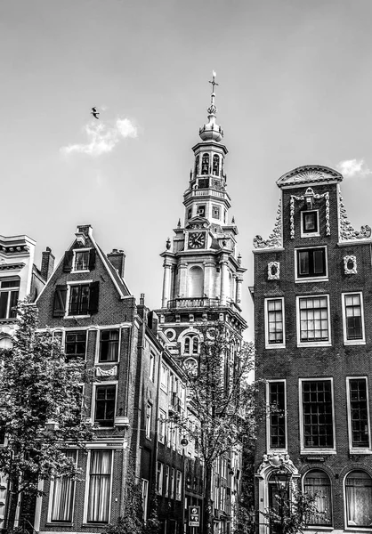 Amsterdam Países Bajos Agosto 2016 Edificios Famosos Del Centro Ámsterdam — Foto de Stock