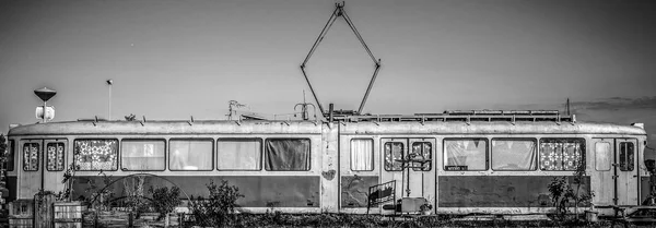 Amsterdam August Old Living Tram Ndsm Werf City Sponsored Art — Stock Photo, Image