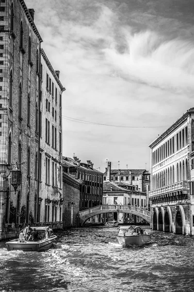 Venice Włochy Sierpnia 2016 Pasażerskiego Dużych Prędkości Łodzi Porusza Się — Zdjęcie stockowe