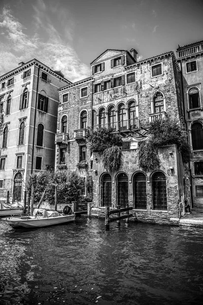 Venecia Italia Agosto 2016 Famosos Monumentos Arquitectónicos Fachadas Antiguos Edificios — Foto de Stock