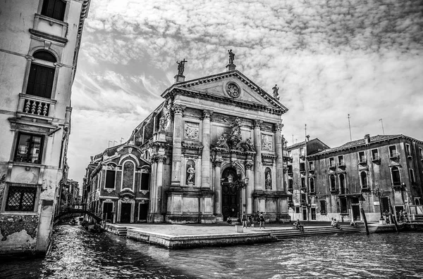 Venecia Italia Agosto 2016 Famosos Monumentos Arquitectónicos Fachadas Antiguos Edificios — Foto de Stock