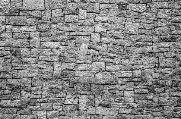 Fondo Pared Piedra Vieja Foto Blanco Negro — Foto de Stock