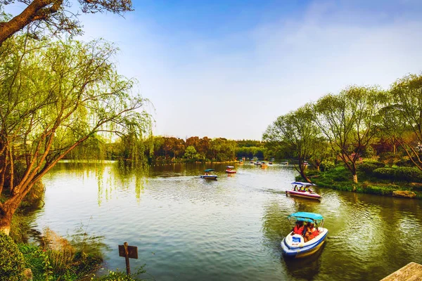 Traditional Chinese City Garden Park — Stockfoto