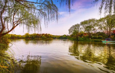 Geleneksel Çin Bahçe Parkı.