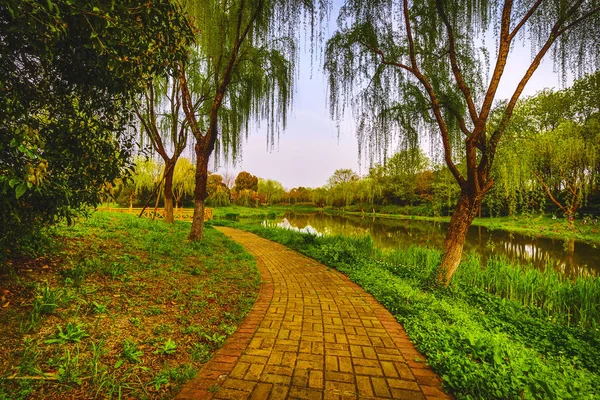 Parque Tradicional Jardín Chino — Foto de Stock