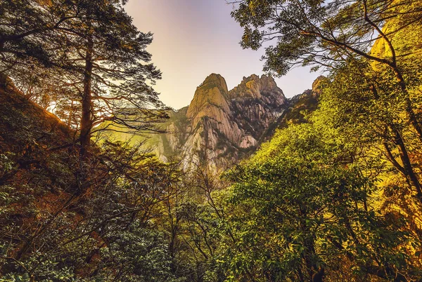 Żółte Góry Huangshan Prowincja Anhui Chinach — Zdjęcie stockowe