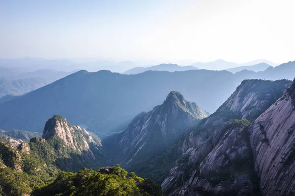 Żółte Góry Huangshan Prowincja Anhui Chinach — Zdjęcie stockowe